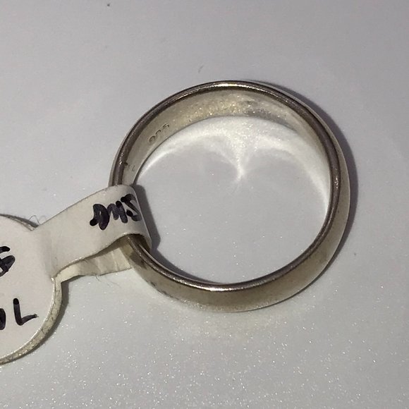 Plain Sterling Silver Ring, Size 6 1/2 - Picture 8 of 9